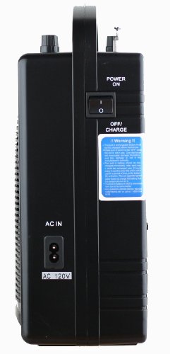 HISONIC HS120B Portable PA System with Wireless Microphones Black