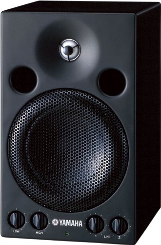 Yamaha MSP3 Powered Monitor Speaker 20-Watts Amplifier, 4-Inch Cone Tweeter, 2-Way System
