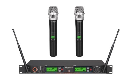 GTD Audio G-733H 2x800 Channel Diversity UHF Wireless microphone mic system