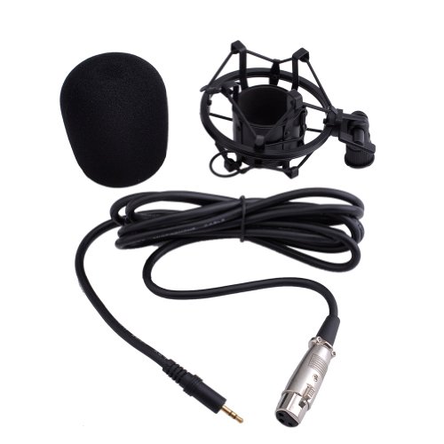 NEEWER® Orange Broadcasting And Recording Microphone BM-800 Suit