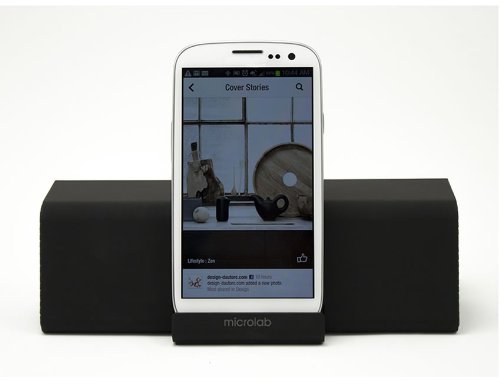 Microlab MD212 Bluetooth Wireless Portable Stereo Speaker w/ Hands-free Speakerphone for Tablet, Smartphone and Notebook(Black)