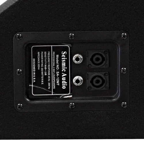 Seismic Audio - SA-12MT - Pro Audio PA/DJ 12" Monitors - 200 Watts RMS