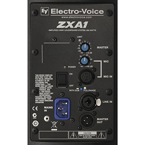 Electro-Voice ZXA1-90 Powered PA Speaker Black