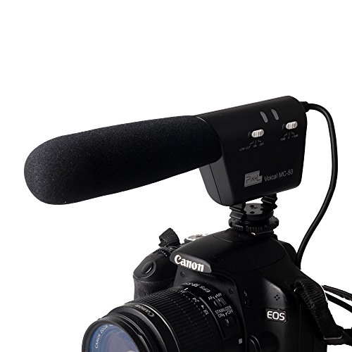 BW® MC-50 DSLR Camera Photography Interview Mounted Shotgun MIC Microphone for Canon Nikon Sony Blackmagic Camera DV Camcorder