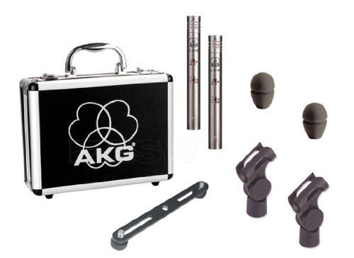 AKG Pro Audio C451 B Matched Pair Stereo Set, Cardioid