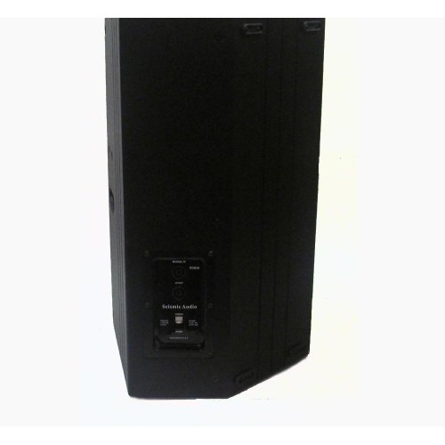Seismic Audio - Magma-15-Pair - Pair of Premium 15" Full Range / Bi-Amp 2-Way Loudspeaker Cabinets - PA DJ Band, Live Sound Loudspeaker Cabinets