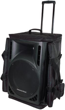 Arriba Case AS185 Larger Rolling Speaker Bag for 15" Speakers