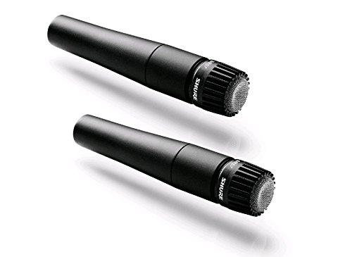 2 Shure SM57-LC Cardioid Dynamic Microphone COMBO PACK!!!