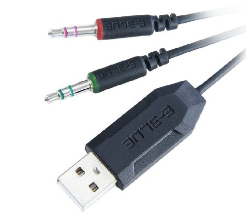 amtonseeshop Black E-3lue Cobra Hs707 Blue Light Gaming Headsets & Microphone Gamer MSN Skype