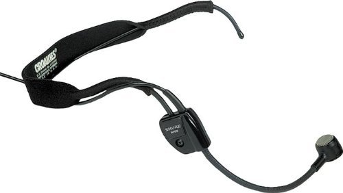 Shure WH20QTR Dynamic Headset Microphone - Includes Right-angle 1/4" Phone Plug for Unbalanced Mic Input
