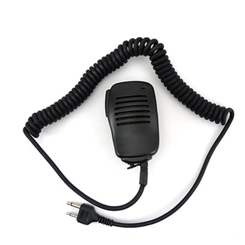 "Handheld Speaker Mic Microphone for 2 PIN ICom Cobra Maxon Ritron Vertex Walkie Talkie Radio IC-F3, IC-F3S, IC-F3G, IC-F3GS, IC-F3GT, IC-F4, IC-F4S, IC-F4TR, IC-F4G, IC-F4GS, IC-F4GT etc.