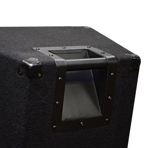 Seismic Audio - FL-155PC - Pair of Dual Premium 15" PA/DJ Speaker Cabinets with Titanium Horns - Wheel Kits and Rear Handles - 800 Watts RMS per Cabinet