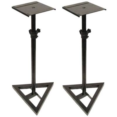 Seismic Audio - SR06-2PK - Pair of Steel Monitor or Amp Stands