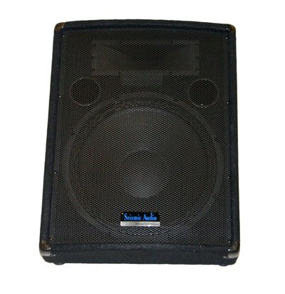 Seismic Audio - Pair of 12" Floor Wedge Style Monitors - Studio, Stage, or Floor use - PA/DJ Speakers
