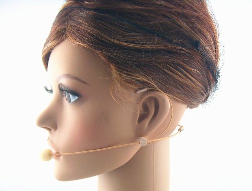 Pro Headset Headworn Microphone JK® MIC-J 092 for Sennheiser Wireless Transmitter- Noise Cancelling Condenser Mic