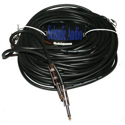 Seismic Audio - Pair of 15" PA DJ SPEAKERS 10" FLOOR MONITORS 4 SPEAKER CABLES PRO AUDIO - Band, Bar, Wedding