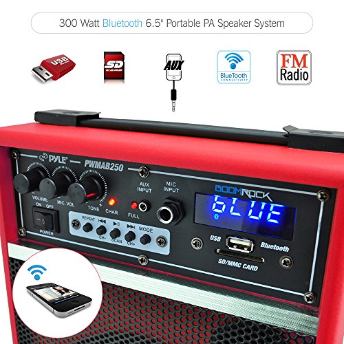 Pyle PWMAB250RD Amplified Speaker System