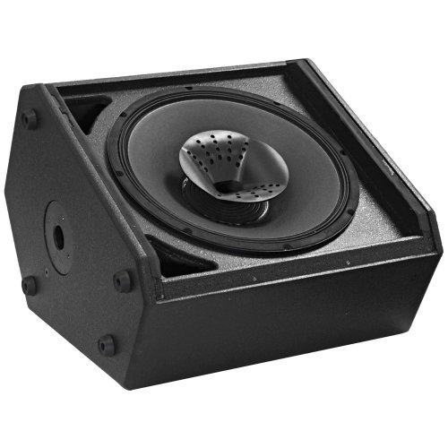 Seismic Audio - SAX-12M - Compact 12 Inch 2-Way Coaxial Floor / Stage Monitor with Titanium Horn - 250 Watts RMS - PA/DJ Stage, Studio, Live Sound 12 Inch Monitor