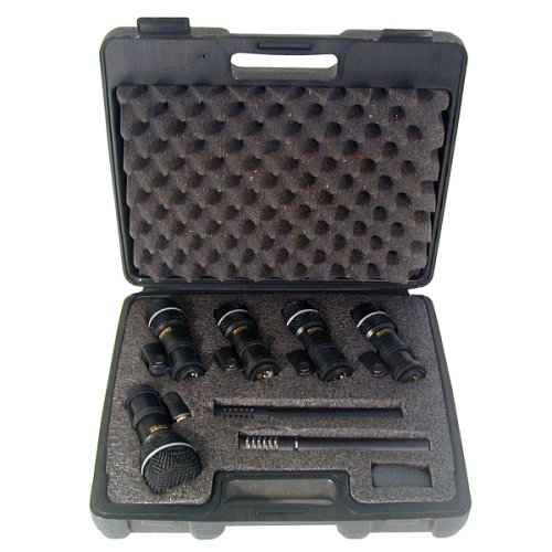 NADY7 Pc. Drum Mic Kit with Carry Case