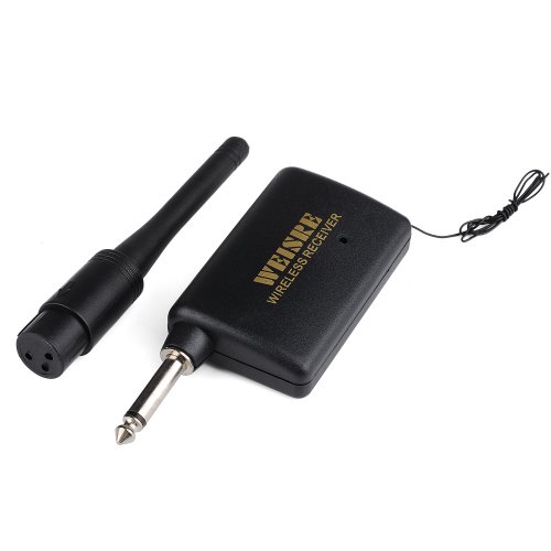 VicTsing 2 in 1 Wired & Wireless Handheld Microphone Mic Receiver System Un-directional