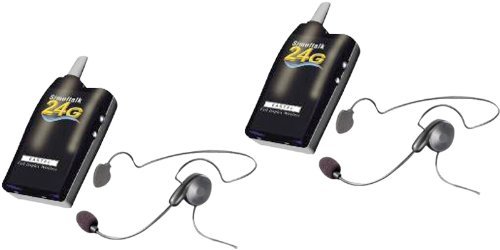 Simultalk 24G Boating Solutions - Wireless Communication for Rowing, Boating, Sports Fishing - Two Cyber Headsets
