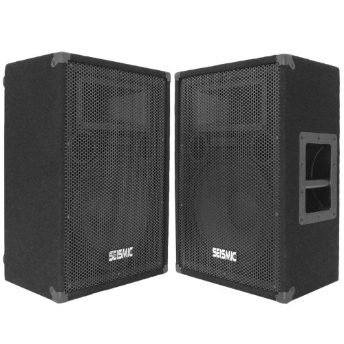 Seismic Audio - FL-12MP (Pair) - Pro Audio PA/DJ 12" Monitors - 100% Birch Plywood  - 600 Watts