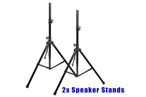 PACKAGE! 2 x JBL EON610 10" 2-WAY 1000W ACTIVE LOUDSPEAKERS WITH BLUETOOTH + 2x SPEAKER STANDS +2x XLARGE TO XLARGE XTX 25FT CABLES