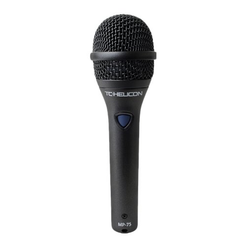 TC-Helicon MP-75 Dynamic Vocal Microphone w/ Mic Control, Cable and Mic Stand Bundle