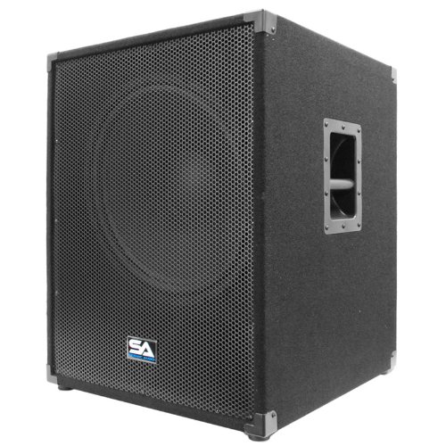 Seismic Audio - Aftershock-18 - Powered PA 18" Subwoofer Speaker Cabinet