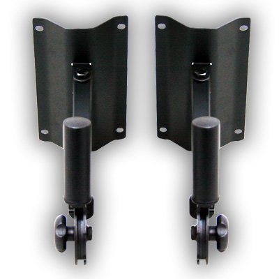 Seismic Audio - Pair (2) Wall Mount Metal PA Speaker Stand for Bands, Clubs, DJs, Karoake, Bars, Restaurants