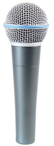 Shure BETA 58A Supercardioid Dynamic Microphone with High Output Neodymium Element for Vocal/Instrument Applications