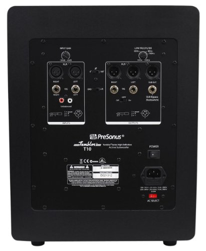 Presonus Temblor T10 10" 250 Watt Active Studio Reference Subwoofer Sub