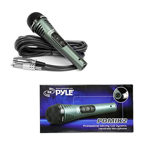 Pyle-Pro PDMIK2 Professional Moving Coil Dynamic Handheld Microphone