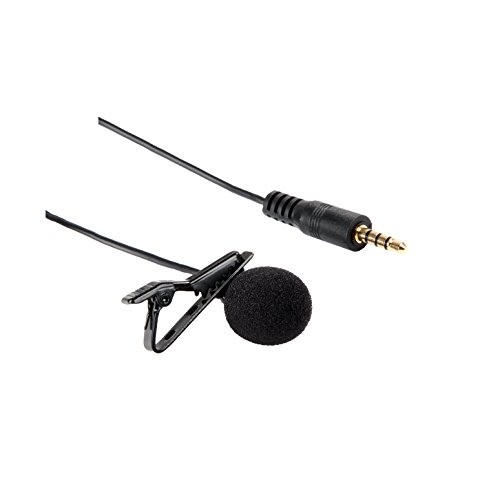 Movo PM10 Deluxe Lavalier Lapel Clip-on Omnidirectional Condenser Microphone for Apple iPhone, iPad, iPod Touch, Android & Windows Smartphones