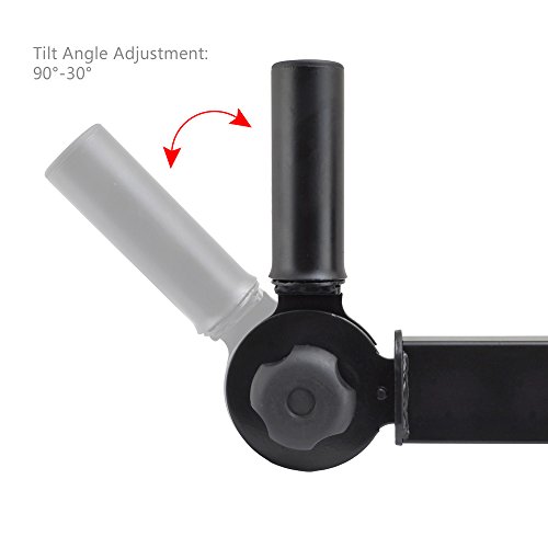 Pyle PSTNDW15 Dual Universal Adjustable Wall Mount Speaker Bracket Stands with Angle, Tilt, Rotation Adjustment (Pair)