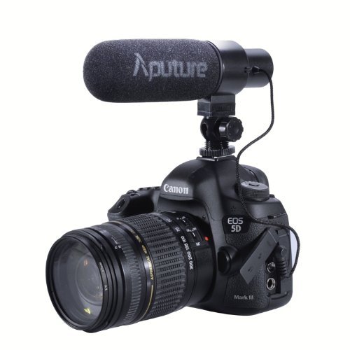 Aputure V-Mic D1 Directional Condenser Shotgun Microphone for Canon Nikon Sony