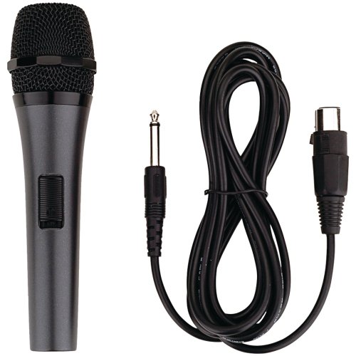 Karaoke USA Emerson M189 Professional Dynamic Microphone with Detachable Cord