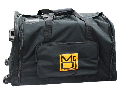 Mr. Dj PCC-300 PA Speaker Carrying Bag with Wheels