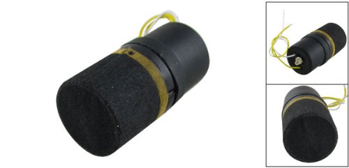 80Hz-14KHz 600 Ohms Replacement Mic Microphone Cartridge PS-D27 Black