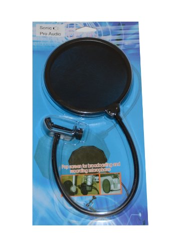 Sonic Pro Audio Screen Pop Filter Microphone -SPS 008