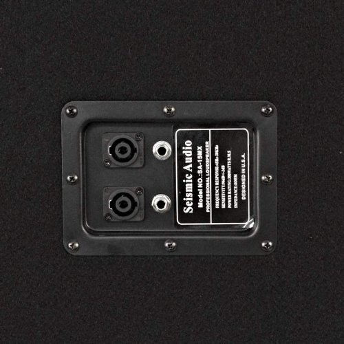 Seismic Audio - 15 Inch 350 Watts Floor Monitor Studio, Stage, or Floor use - PA/DJ Speakers - Bar, Band, Karaoke, Church, Drummer use