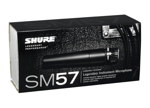 Shure SM57-LC Cardioid Dynamic Microphone