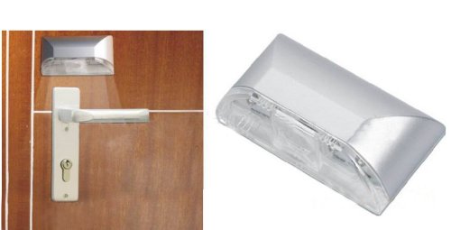 hkbayi New Auto PIR Door Keyhole Pyroelectric IR Motion Sensor Heat Temperature Detector LED Light Lamp