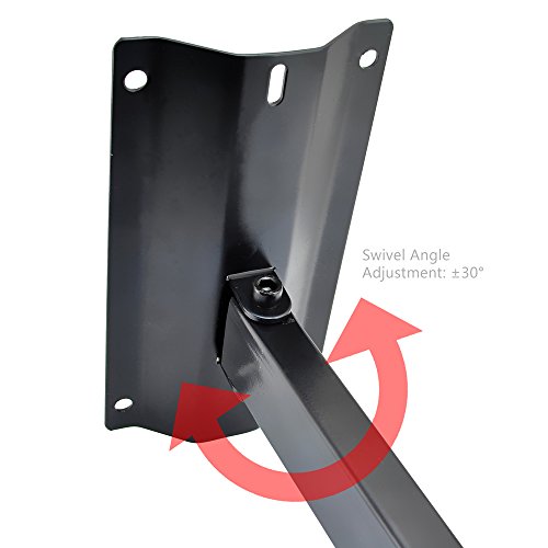 Pyle PSTNDW15 Dual Universal Adjustable Wall Mount Speaker Bracket Stands with Angle, Tilt, Rotation Adjustment (Pair)