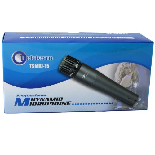 Professional Unidirectional Dynamic Handheld 15' Wired Microphone