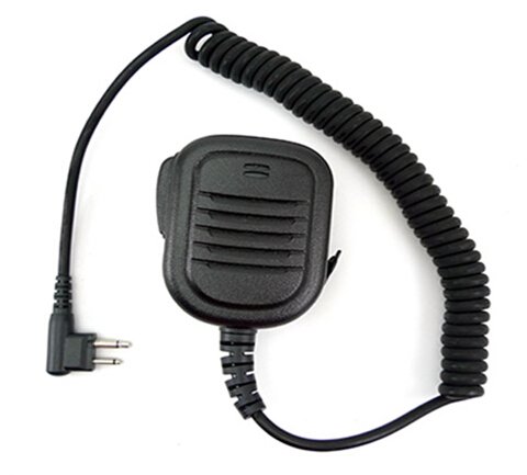 " Handheld Speaker Mic Microphone 3.5mm headphone jack for 2 pin Motorola Radio GP68 GP88 GP88S XTN446 XU4100 CLS1450 VL50 SV22C CP88 CP040 etc.（Waterproof Rainproof)