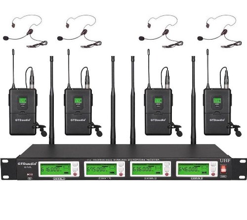 GTD Audio G787L UHF Diversity Wireless Microphone Lapel Lavaliere Mic