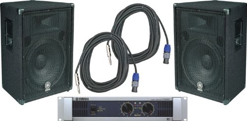 Yamaha BR15 / P2500S Speaker & Amp Package