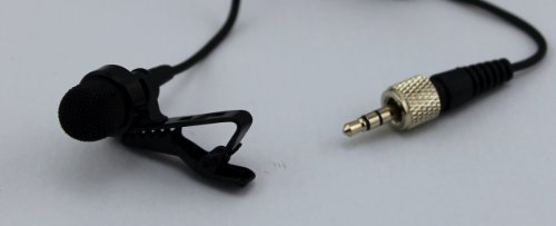 Pro Lavalier Lapel Microphone JK MIC-J 017 for Sennheiser Wireless Transmitter - Noise Cancelling Condenser Mic