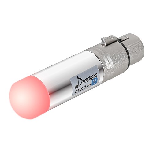 Donner 8pcs DMX512 DMX Dfi DJ 2.4G Wireless 7 Receiver with Tricolor LED Indicators & 1 Transmitter LED Lighting Control